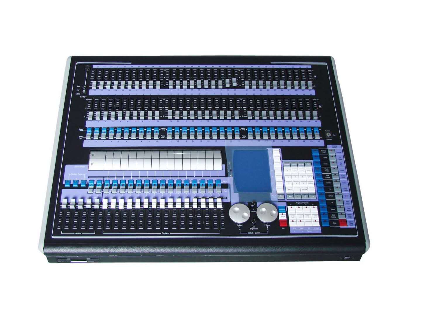 lighting console and provideoplayer